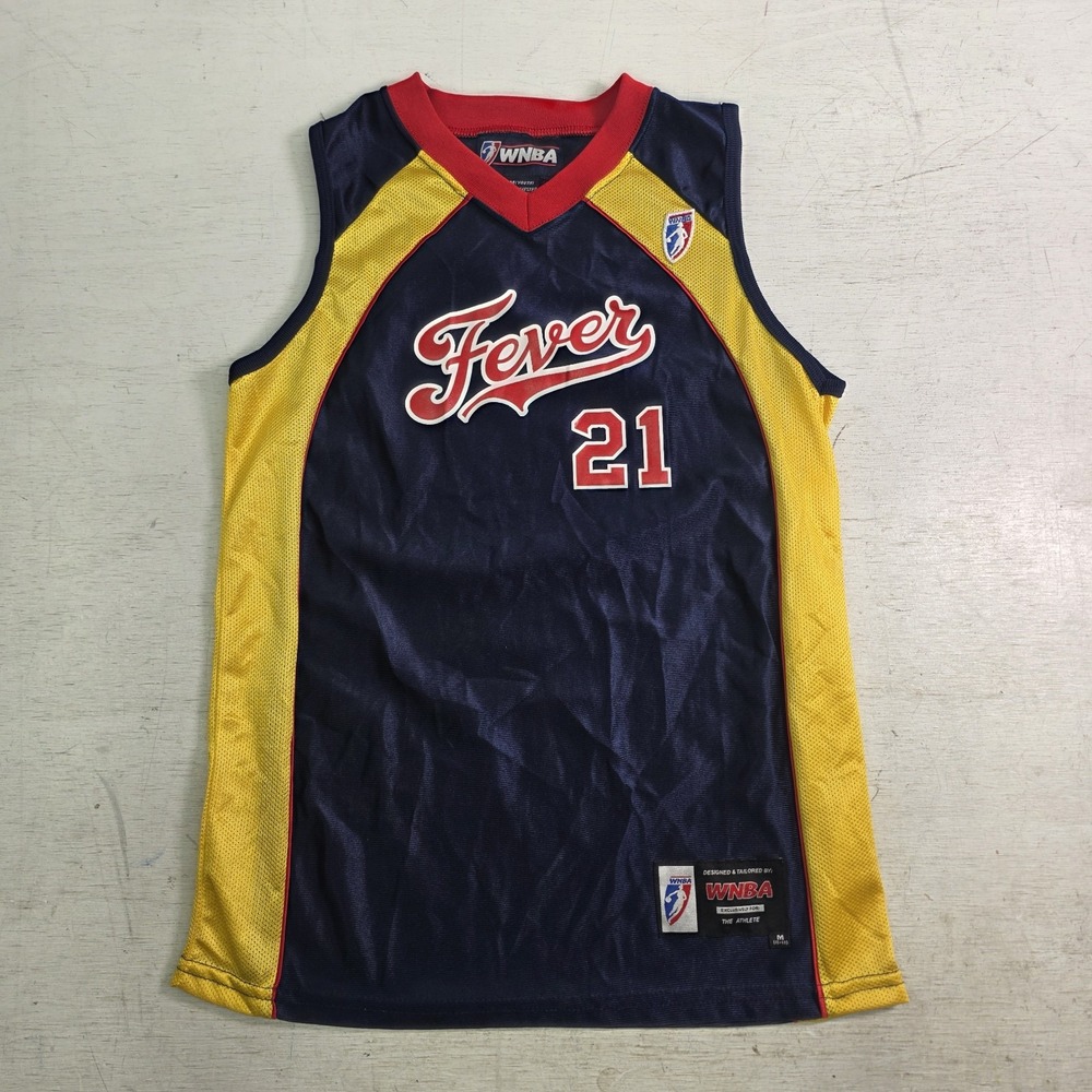 Vintage Y2k WNBA Indiana Fever Monica Maxwell #21 Jersey Youth M 10-12 Navy EUC